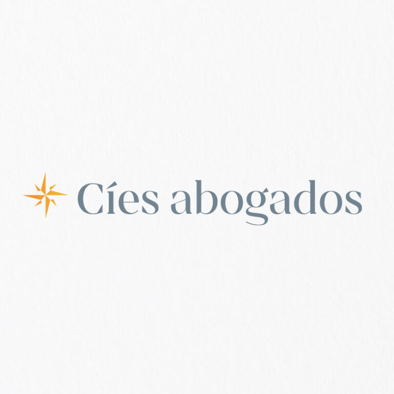 Logotipo Cíes abogados imagen corporativa en Vigo