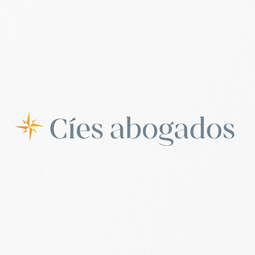 Logotipo Cíes abogados imagen corporativa en Vigo