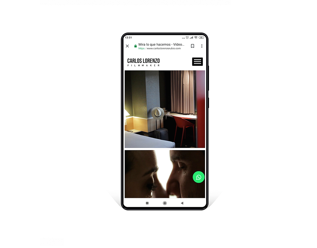 Diseño web para productora de cine en vigo